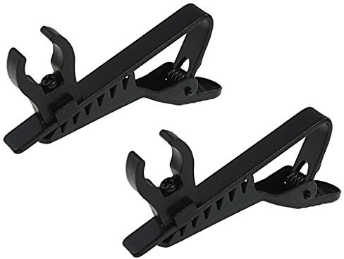 Pince à cravate en métal portable pour micro cravate cravate 6 mm
