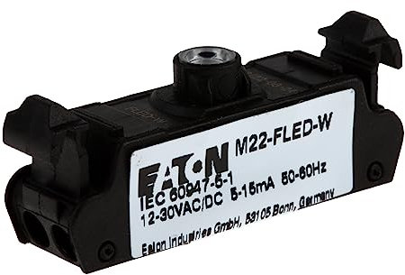 Eaton 180795 LED-Element, Flat Front, weiß, Frontbefestigung