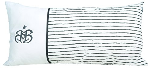 roba Dekokissen, Kissen Kollektion 'Rock Star Baby 3' 30x60 cm, Deko für Baby- & Kinderzimmer, 100% Baumwolle