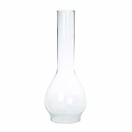 Vesta Schirm Zylinder Glas viele Größen klar Petroschirm Glasschirm Öllampe Glaszylinder (Ø Unten: 45mm)