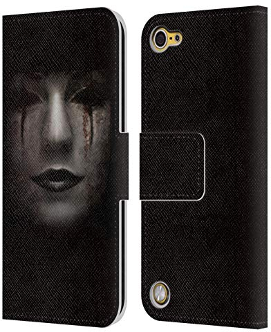 Head Case Designs Offizielle Simone Gatterwe Spiegel Gesicht Vintage Und Steampunk Leder Brieftaschen Handyhülle Hülle Huelle kompatibel mit Apple iPod Touch 5G 5th Gen