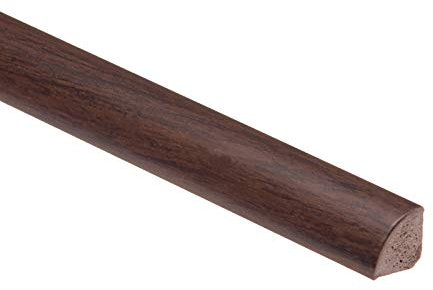 TMW Profiles 18mm uPVC Quadrant Trim - Walnut- Gap-Filling Edge for Windows & Doors – Neat Finish, 1m Long (Walnut)