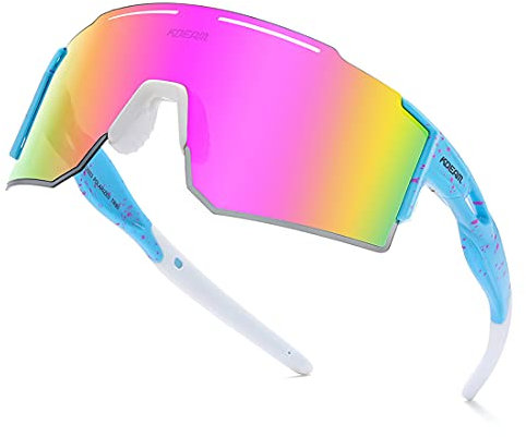 RaMokey Fahrradhelm, Glasses & Goggles Polarisierte Sportbrille Radsportbrillen Sonnenbrille für Damen und Herren