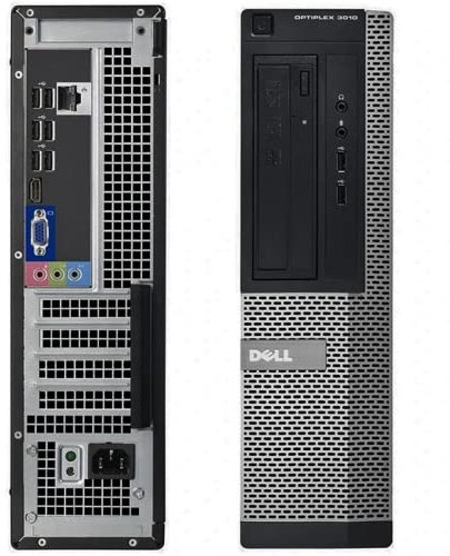 Ordenador de sobremesa DELL Optiplex 3010 SFF 2.90 GHz Window 11 Pro | SSD configurable HDMI DVD-RW | PC fijo empresarial oficina hogar trabajo Smartworking DAD (reacondicionado) (8GB RAM SSD 480GB)