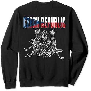 Tschechische Republik Eishockey-Fans Trikot – Support Czech Hockey Sweatshirt