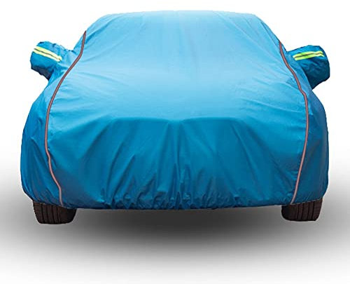 Auto Abdeckung Vollgarage Autoplane für Opel Astra H Classic Kombi 2006-2014,Wasserfest Autoabdeckung Komplett Autoabdeckung mit Reißverschluss an der Seitentür(Color:C)