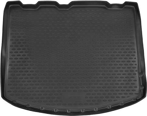 PETEX 3D Kofferraum Schalenmatte Passform für Ford Kuga ab 03/2013-01/2020, Kofferraumwanne in schwarz