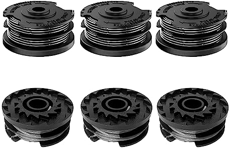Viilich 6 bobine di filo compatibili con decespugliatore Bosch AdvancedGrassCut 36 ART 30-36 LI ART 24 ART 24+ ART 27 ART 27+ ART 30 ART 30+, bobina di filo di nylon per F016800351