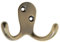 Aretro Hooks Hangers, Double Vertical Heavy Duty, Antique Brass, Robe Hook, Coat Hook, Back of Door, Wall Hanger (Double Vertical Heavy Duty, Antique Brass)