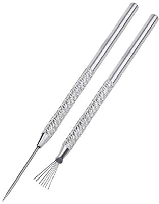 Outil de détail en céramique et fil de fer pour fondant, poterie, outil de sculpture d'argile, outil de modelage en céramique