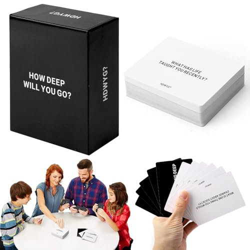 HENGBIRD How Deep Will You Go Card Game The Game Card Games Card Games Kartenspiel mit tiefen Gesprächen