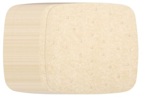 sourcing map 400 Stück Luftfritteusen-Einlagen, quadratisch, Bambus-Dampfgarer mit Löchern, antihaftbeschichtet, perforiertes Pergamentpapier, Einweg-Dampfpapier für Luftfritteusen, Dampfkorb, Braun