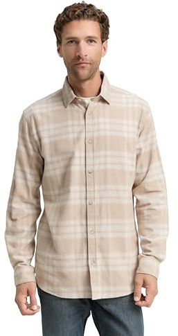 TOM TAILOR Herren Regular Fit Hemd mit Logo-Stickerei