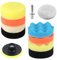 11 STK 76mm Polierschwämme Pads, Polierset Auto Polierschwamm, Polieraufsatz Winkelschleifer Bohrmaschine Akkuschrauber Poliermaschine, Polierauflage Autopolitur Schleifen Wachsen Polieren Pads