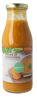 Crema de Zanahoria Bio | 500 ml | Naturitas Essentials | Lista | Sin aditivos | Cremas Sopas y Caldos
