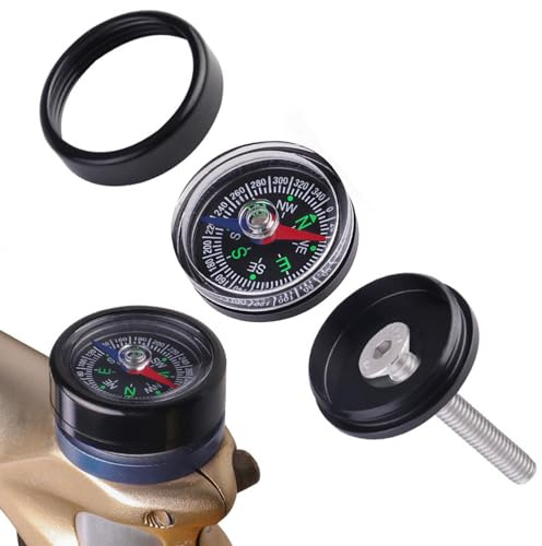 Strumento Compass - Unità di navigazione per biciclette, strumento di guida resistente, montaggio di dispositivi di orientamento multifunzionale, tracker di sopravvivenza impermeabile, d