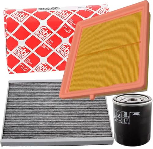 Febi Filter Set Satz Inspektionskit | Febi 49661,( OC1421)+47829 Febi+32369 Febi Kompatibel mit Adam (M13)