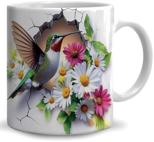 Kolibri Tasse Modernes Teetasse Lustige Keramikbecher Für Mokka Tee Kaffee 330Ml