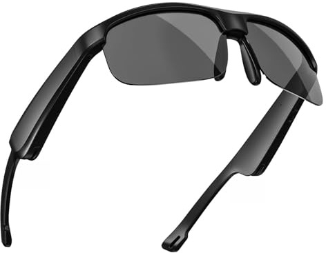 Ogrmar Bluetooth Smart Glasses for Men Women, Open Ear Audio Sunglasses with UV400 Polarised Lenses, Built-in Mic & Touch Control, Bluetooth 5.3 Wireless Headphones for Running, Cycling, Driving