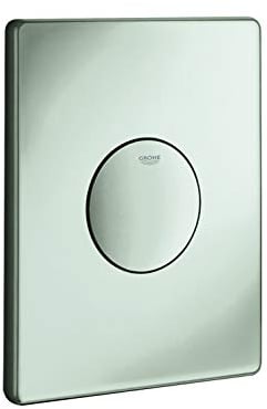 Grohe Abdeckplatte Skate 156 x 197 mm, Druckknopfbet., a.ABS, mattchrom, 37547P00