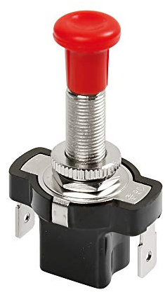 LAMPA 45551 Schalter mit Knopf Rot