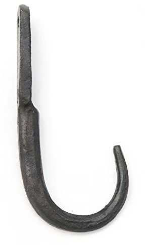 Castelion Black Wrought Iron Butcher's Meat and Game Hooks (Small Meat Hook)