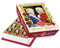 Reber Wolfgang & Constanze Mozart-Kugeln Barock, 12er Packung, Mozart-Kugeln aus Zartbitter- Alpenmilch-Schokolade, Gefüllt mit Pistazien, Marzipan, Mandeln, Haselnuss-Nougat, 240g