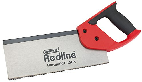 Draper Redline 250mm Hardpoint Saw | Polished Steel Blade | Cutting DIY Tool | Soft Grip Handle | 45 ° and 90 ° Angle | 80213
