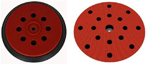 Schleifteller für HILTI WFE 150E Klett-Schleifscheiben Ø 150mm - Stützteller mit 17-Loch Absaugung - in hart medium und soft verfügbar - DFS