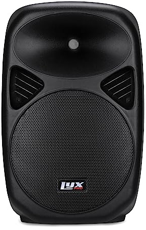 LyxPro 12 PA System Powerful Compact PA Portable Active Speaker System with Equalizer, Bluetooth, SD Card Slot, USB, MP3, XLR, 1/4, 3.5mm Input Connections - SPA-12