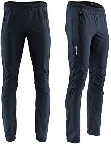 Silvini Herren Soracte Skitourenhose mit Verstärktem Flicken Auf der Innenseite des Knöchel Schwarz - M