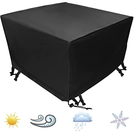 Xiliy Schutzhülle für Gartenmöbel, wasserdicht, aus Polyester, Schwarz, 170 x 94 x 70 cm