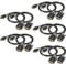 Displayport to DVI Cable 1.83M 10-Pack, UKYEE Display Port (DP) to DVI Adapter Cord Male to Male Compatible with Computer,Laptop,PC,Monitor,Projector,HDTV -Black