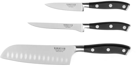 Sabatier Trompette Vulcano - Set 3 couteaux de cuisine