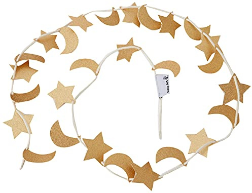 Baby Art® Glänzende Girlande Flaggen Schlafzimmer Neugeborene Schlafzimmer Dekoration Flaggen Soffitten,Goldfarbe