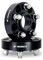 Mishimoto Spurverbreiterung 5X114.3 1,00 Zoll dick kompatibel mit Ford Mustang/Explorer schwarz