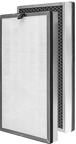 Asheviller MA-112, filtri di ricambio compatibili con purificatore d'aria MA 112 V2.0, pre-filtro 3 in 1, filtro HEPA H13 e filtro a carbone attivo