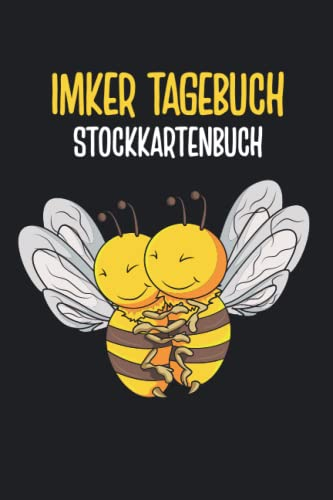 Imker Tagebuch Stockkartenbuch: Imker Stockbuch mit vorgedruckten Stockkarten | Journal für die Bienenzucht | Geschenkidee für Imker