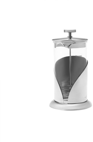 KARACA Borosilicate Glass Stainless Steel French Press 1000 ml Stainless Steel Lid, Coffee French Press, French Press Coffee, Coffee Press for Home, Coffee Press