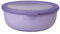 Mepal - Multi Bowl Cirqula Round - Vorratsdose mit Deckel - Geeignet als Luftdichte Aufbewahrungsbox für den Kühlschrank, Mikrowellengeschirr & als Frischhaltedosen - 1250 ml - Nordic Lilac
