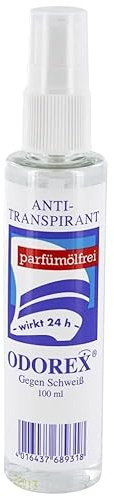 ODOREX Antitranspirant gegen Schweiß, 100 ml, 12er Packung