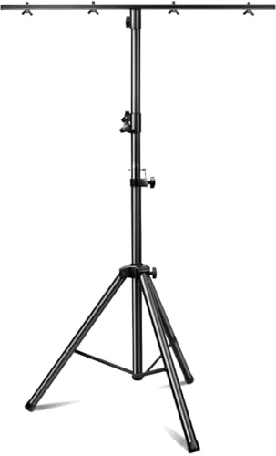 Bloazzup DJ Light Stand T-Bar Portable Par Can Tripod, Stage Lights Stand Adjustable 35-65 Inch, DJ Lighting Stand Suitable for Stage, Bar, Bankett, Party