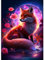 AIRDEA DIY Fuchs Diamond Painting Set Erwachsene Kinder, Tier Diamant Painting Bilder 5D Diamant Kunst Blumen Diamant Malerei Set Cross Stickerei Malerei Kits für Heimdekor 30x40 cm