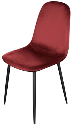 HTI-Living Stuhl Savannah Velvet Rot Esszimmerstuhl Samt 1-teilig