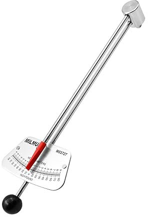 MILMUMU 1/4 Drive Beam Torque Wrench Precision Instrument-Compatible with SAE and MM Bicycle and Automotive Wrench -0-80 Inch-Pounds, 0-9 Newton Meters -High Visibility Markings for Easy Readings
