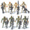 LICHENGTAI 8 Stück Militär Modell Soldat Spielzeug Armee Figuren Set Mini Plastik Soldatenfiguren Spielzeug Figuren Zubehör Schlachtfeld Spielzeugsoldaten Armee Figuren für Kinder Jungen 3+