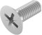 SECCARO Tornillo avellanado M4 x 10 mm, acero inoxidable V2A VA A2, DIN 965, Phillips / PZ, rosca completa, 20 unidades
