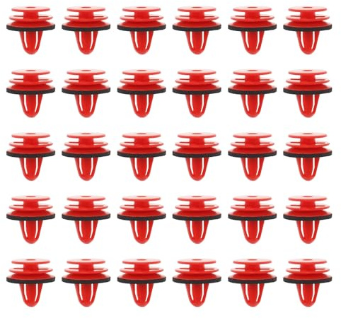 SG Store 30 Stück Autotür Innenverkleidungsschutz Zierclip Türverkleidungs-Befestigungsclip 07146962771 6962771 Kompatibel mit BMW 3er E90 E91 E92 E93 Rot