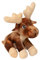 Snugarooz Marty Moose Dog Toy - Made from Recycled Plastic, Squeaky Chew for Small and Large Dogs, Durable No-Stuffing Plush With Squeak - Soft and Chewy Present