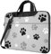 AABSTBFM San Francisco bedruckte Laptoptasche – Laptop-Hülle – moderne Laptop-Umhängetasche Computertasche für Business, Reisen, Schule, Büro, Tierpfotenabdrücke, 15.6 inch